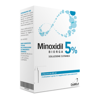 MINOXIDIL Sol.Cut.3fl.5%BIORGA