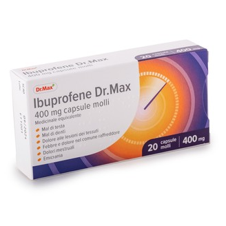 Ibuprofene Drmax*20cps 400mg