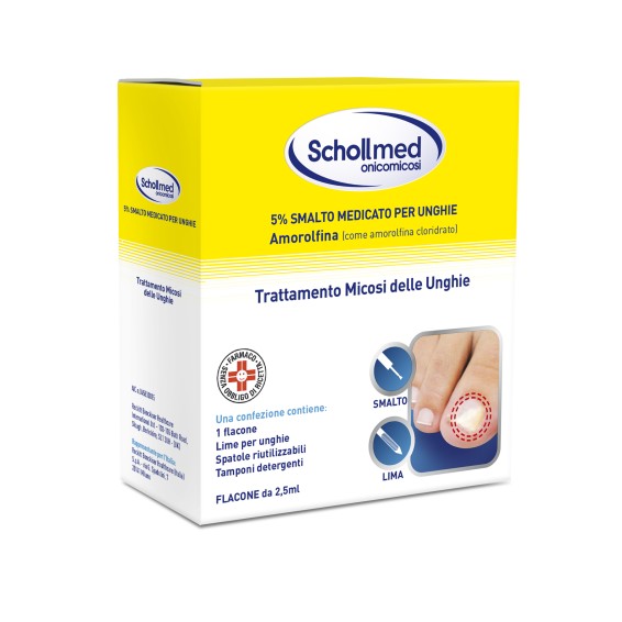 SCHOLLMED Onicomicosi 5% 2,5ml