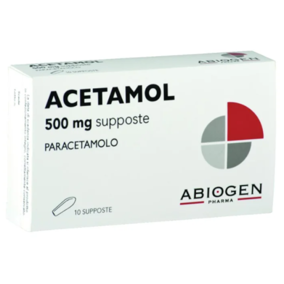 Acetamol*10supp 500mg