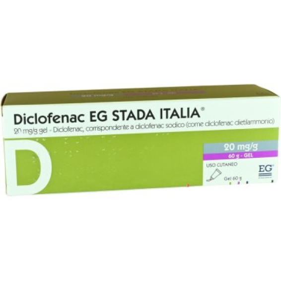 DICLOFENAC Gel 20mg/g  60g EG