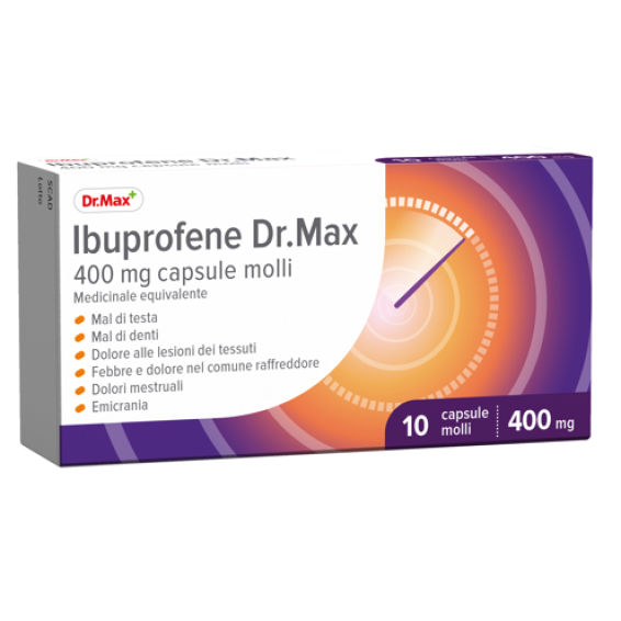 Ibuprofene Drmax*10cps 400mg