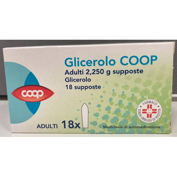 Glicerolo Coop*ad 18supp 2,25g