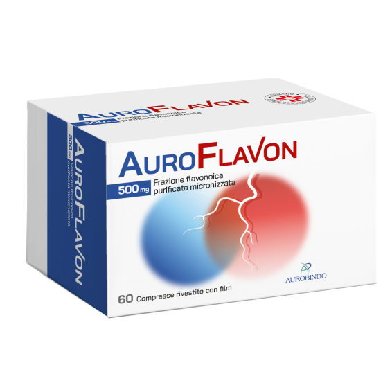 AUROFLAVON 60CPR RIV 500MG