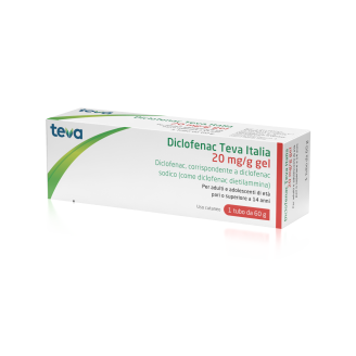DICLOFENAC TE GEL 60G 20MG/G