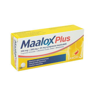 MAALOX PLUS 30CPR MAST